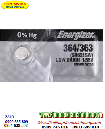 Pin SR621SW _Pin 364; Pin đồng hồ Energizer SR621SW 364 _Made in USA| HÀNG CÓ SẲN